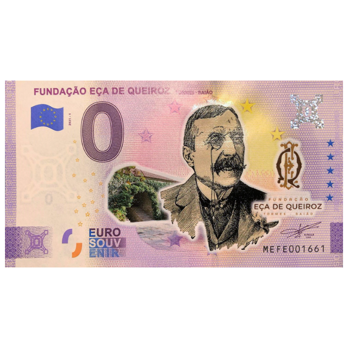 Fundação Eça de Queiroz: Tormes - Baião MEFE 2021-1 (sobreimpressão a cores)