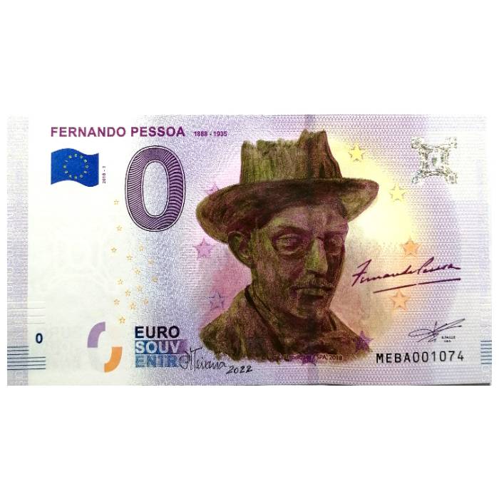 Fernando Pessoa: 1888-1935 MEBA 2018-1 (pintada por Manuel Teixeira)