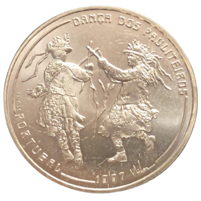 1000 Escudos Dança dos Pauliteiros 1997 PRATA
