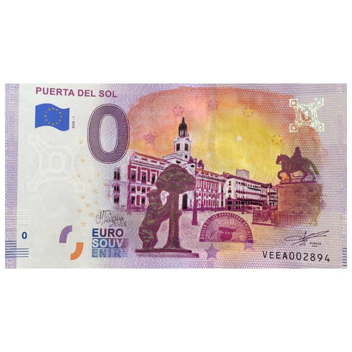 Espanha: Puerta del Sol (pintada por Manuel Teixeira)