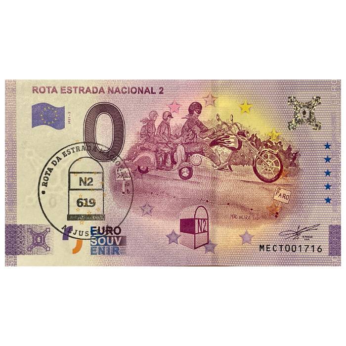 Rota Estrada Nacional 2 MECT 2021-2 (carimbo Km619 Aljustrel)
