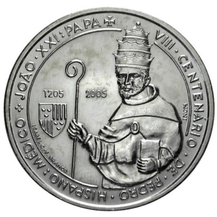 5€ 2005 Pedro Hispano Papa João XXI PRATA