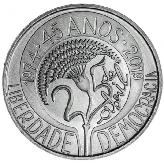 5€ 2019 45º Aniversário do 25 de abril