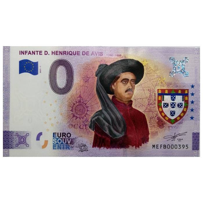Infante D. Henrique de Avis: 1394-1460 MEFB 2021-1 (pintada por Manuel Teixeira)