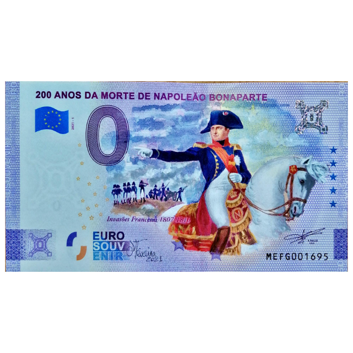 200 anos da morte de Napoleão Bonaparte MEFG 2021-1 (pintada por Manuel Teixeira)