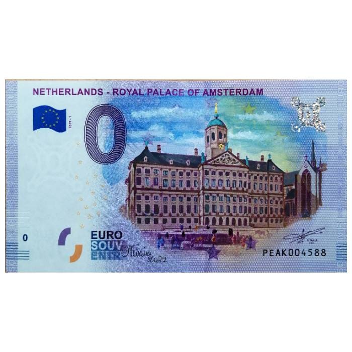 Países Baixos: Netherlands - Royal Palace of Amsterdam (paintada por Manuel Teixeira)