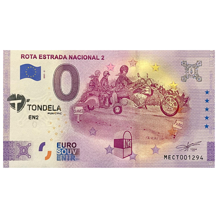 Rota Estrada Nacional 2 MECT 2021-2 (carimbo Km199 Tondela Município)
