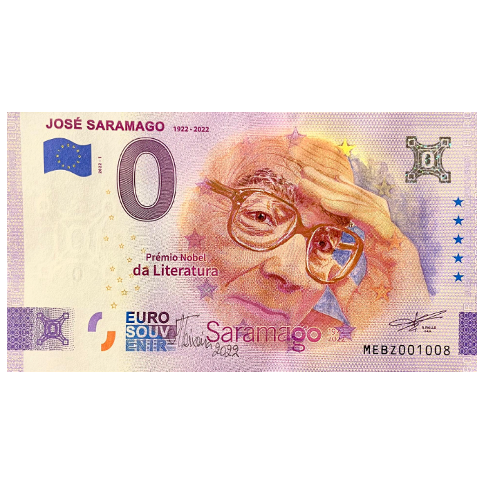 José Saramago 1922-2022 MEBZ 2022-1 (pintada por Manuel Teixeira)