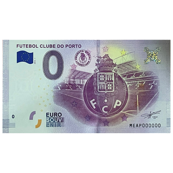 Futebol Clube do Porto MEAP 2018-1 número de série 000000 