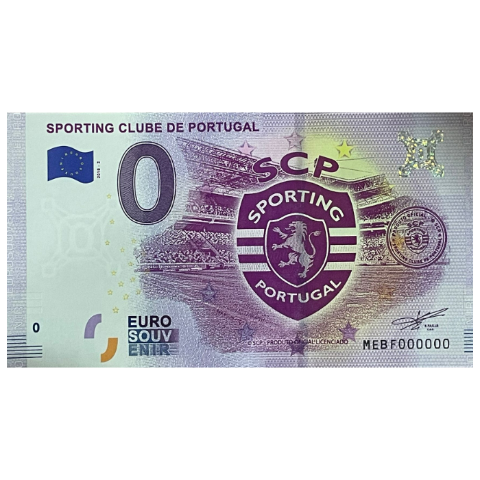 Sporting Clube de Portugal MEBF 2018-2 número de série 000000 