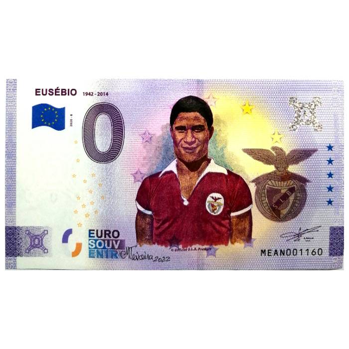 Eusébio: 1942 - 2014 MEAN 2020-8 (pintada por Manuel Teixeira)