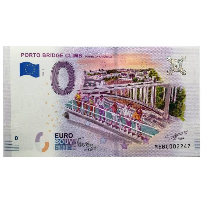 Porto Bridge Climb: Ponte da Arrábida MEBC 2018-1 (pintada por Manuel Teixeira)