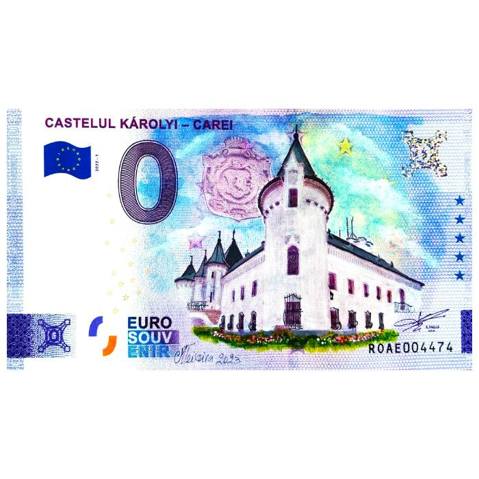 Roménia: Castelul Károlyi - Carei 2022 (pintada por Manuel Teixeira)