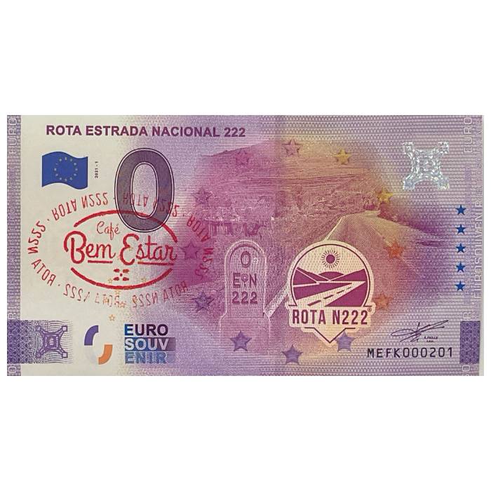 Rota Estrada Nacional 222 MEFK 2021-1 (carimbo Rota N222 Café Bem Estar, Castelo de Paiva)