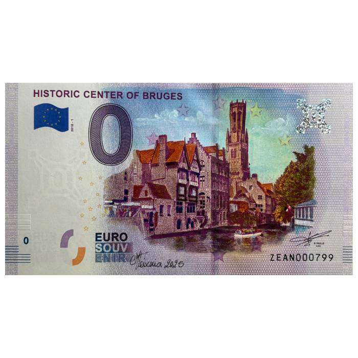 Bélgica: Historic Center of Bruges 2018 (pintada por Manuel Teixeira)