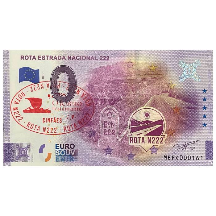 107-11 Rota Estrada Nacional 222 MEFK 2021-1 (carimbo Rota N222 O Rabelo, Cinfães)