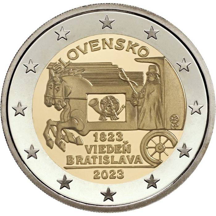 2023 Eslováquia 200 anos de Correio Expresso a Cavalo na Rota Viena-Bratislava
