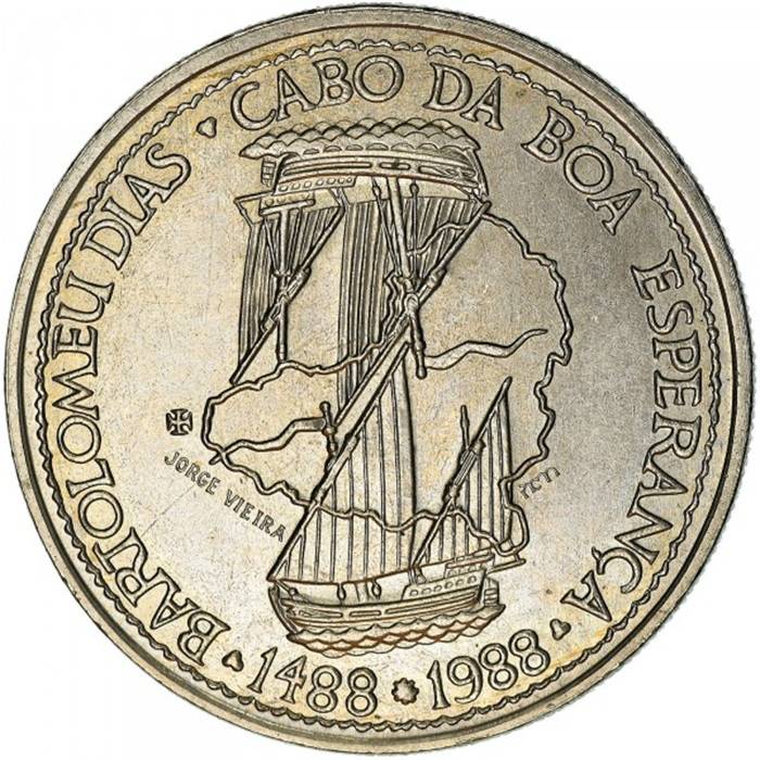 100 Escudos 1988 Bartolomeu Dias Série I