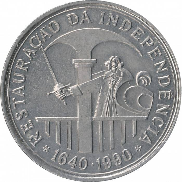 100 Escudos 1990 Restauração da Independência