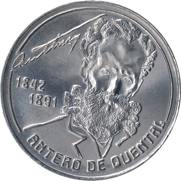 100 Escudos 1991 Antero de Quental