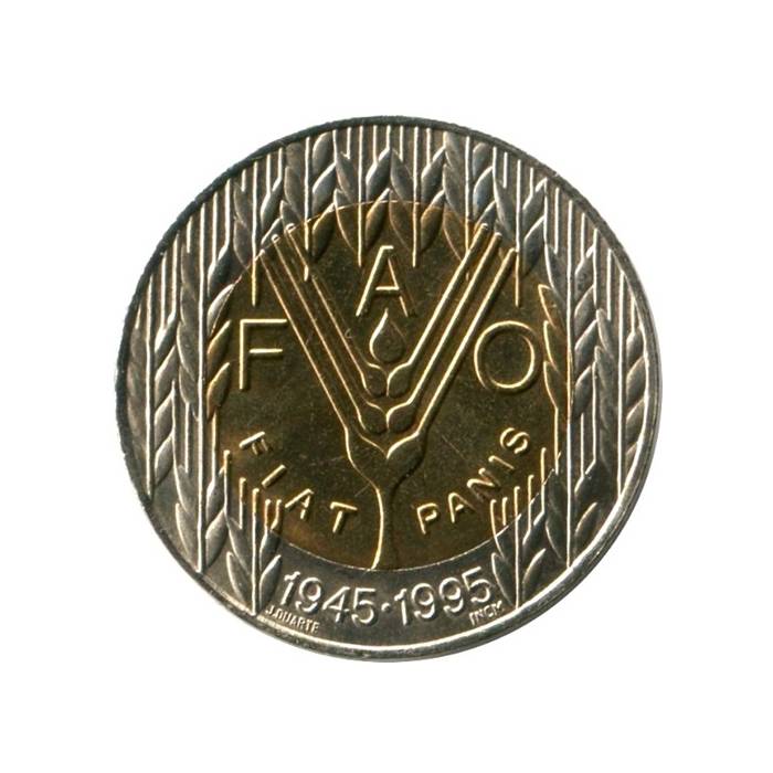 100 Escudos 1995 50º Aniversário da FAO