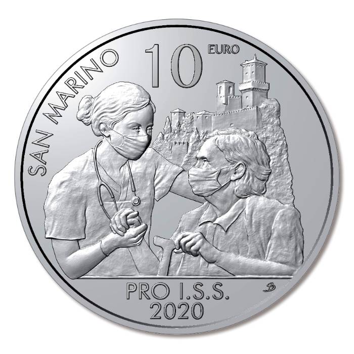 San Marino 10 Euros 2020 Pro ISS