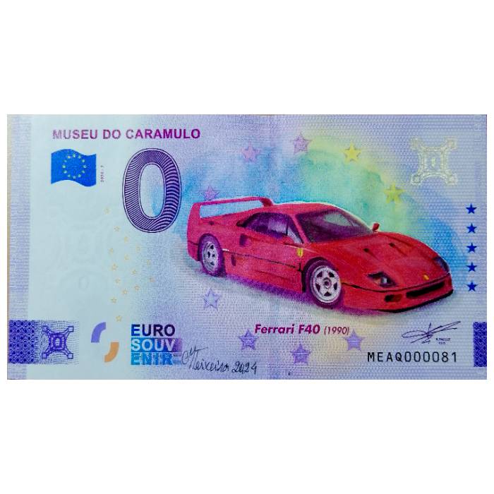 Museu do Caramulo (Ferrari F40 (1990)) MEAQ 2024-7 (pintada por Manuel Teixeira)