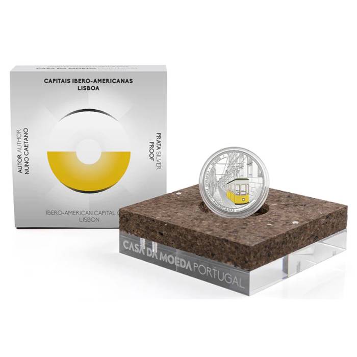 PROOF 7,5€ 2024 Capitais Ibero-Americanas, Lisboa PRATA
