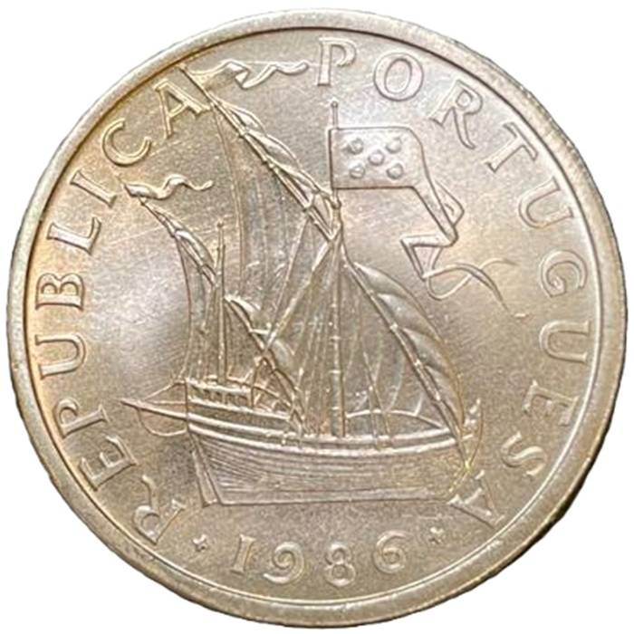 5 escudos 1986 UNC