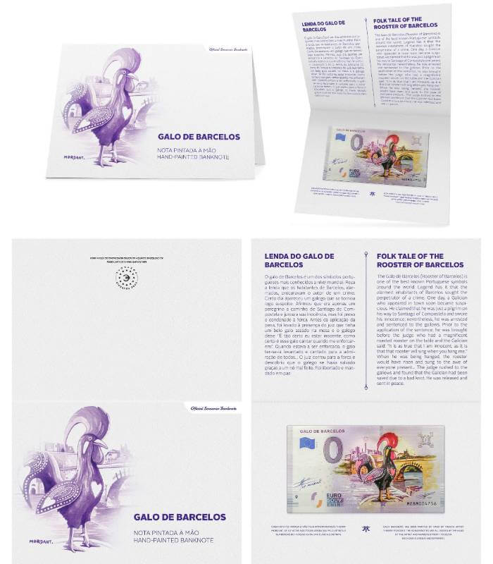 CARTEIRA Galo de Barcelos (pintada por Thierry Mordant) MEBM 2019-1