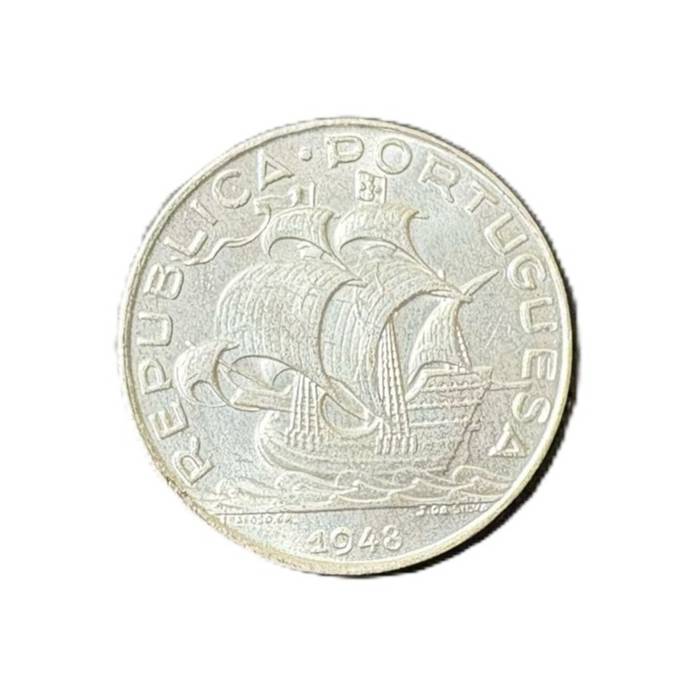5 Escudos 1948 PRATA SOBERBA