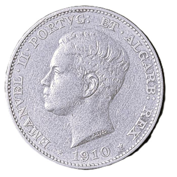 500 Réis 1910 Marquês de Pombal PRATA MBC+