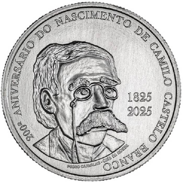 5€ 2025 200. Aniversário do Nascimento de Camilo Castelo Branco