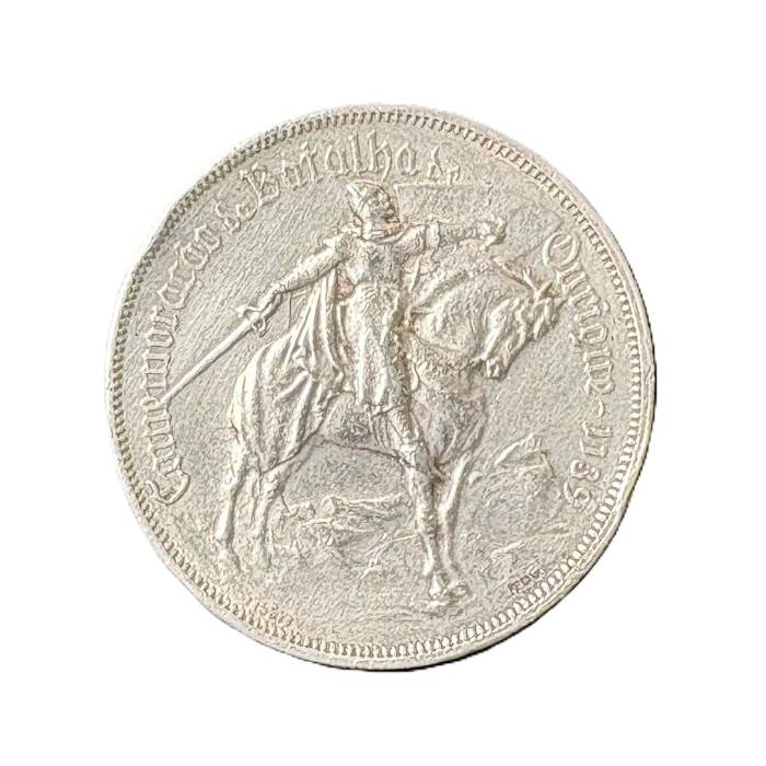 10 Escudos 1928 Batalha de Ourique PRATA