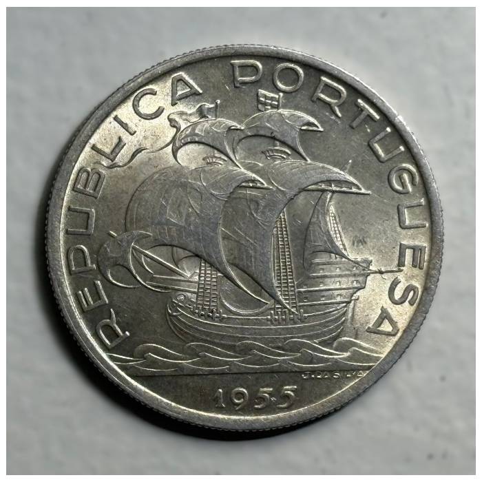 10 Escudos 1955 PRATA SOBERBA