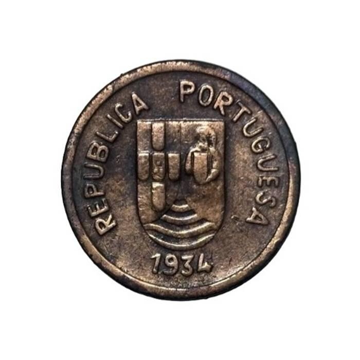 Índia Portuguesa 1 Tanga 1934 MBC