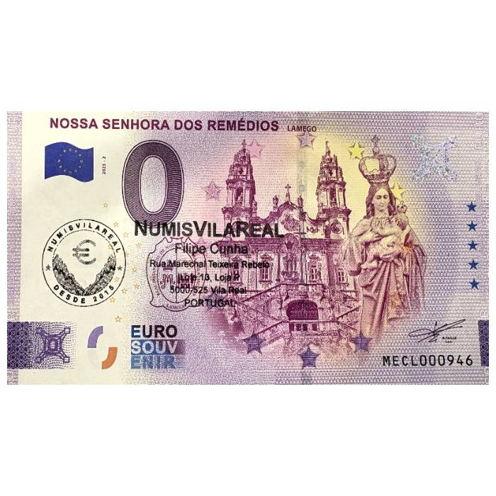 Nossa Senhora dos Remédios - Lamego MECL 2025-2 (carimbo loja NumisVilaReal)