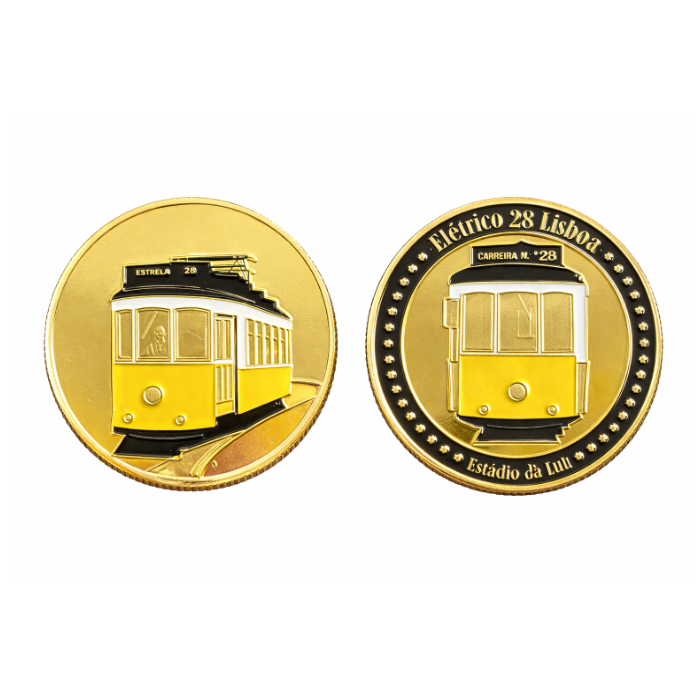 Medalha Elétrico 28 Lisboa (cores)