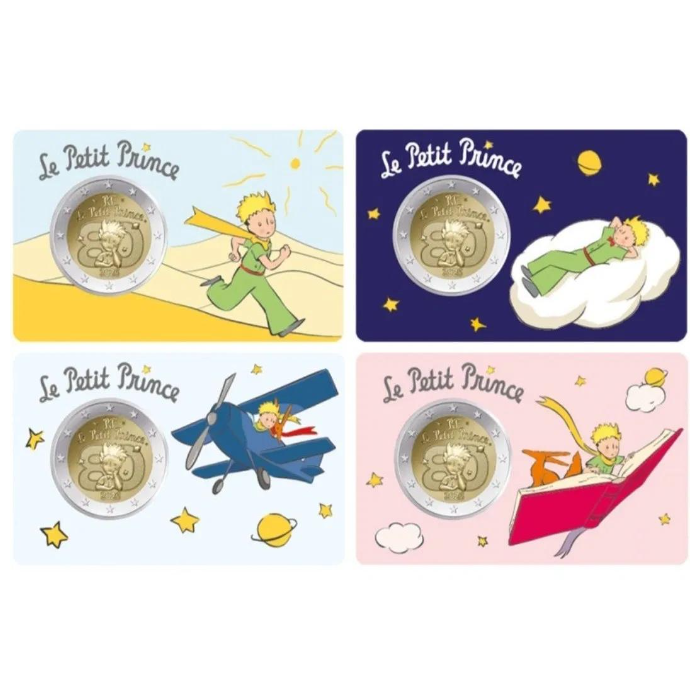 2026 França O Pequeno Príncipe (conjunto 4 coincards)