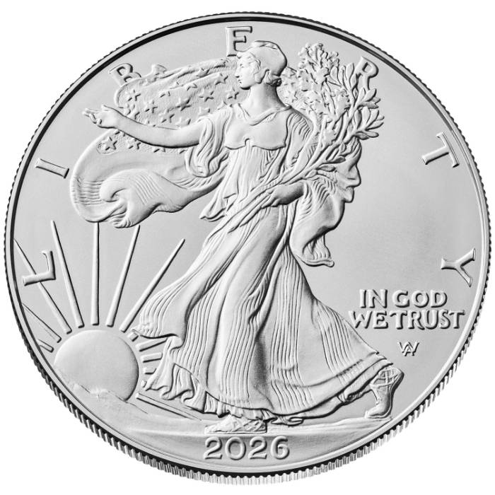 1 Dollar USA 2026 PRATA Onça .999