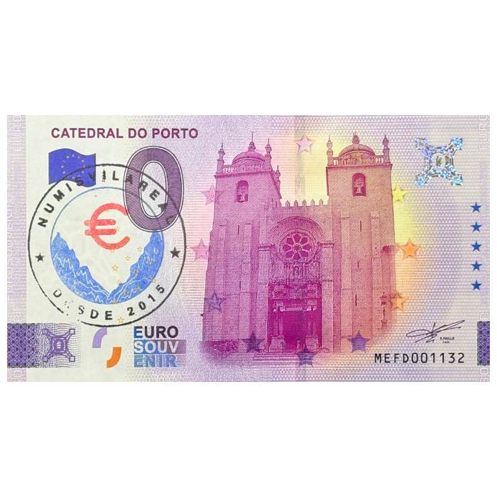 Sé do Porto MEFD 2026-1 (carimbo NumisVilaReal tricolor)