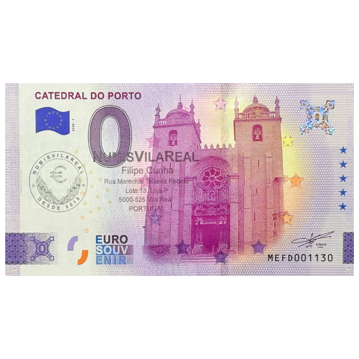Sé do Porto MEFD 2026-1 (carimbo loja NumisVilaReal)