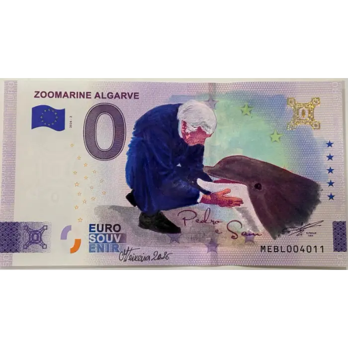 Zoomarine Algarve Pedro e Sam MEBL 2026-2 (pintada à mão por Manuel Teixeira)