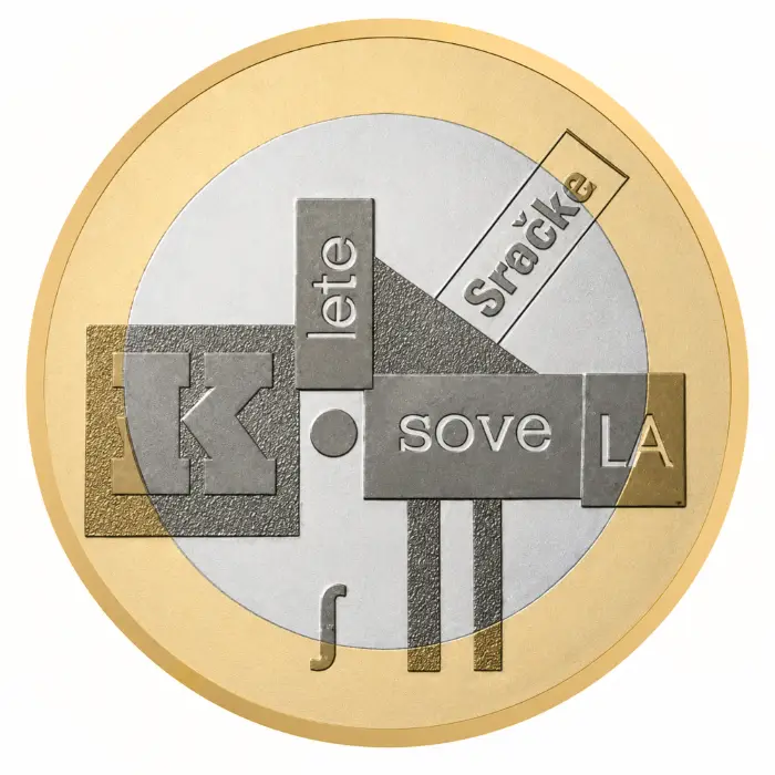 2026 Eslovénia 3 Euros Srecko Kosovel