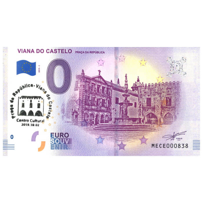Viana do Castelo: Praça da República MECE 2019-1 (carimbo Praça da República-Viana do Castelo)