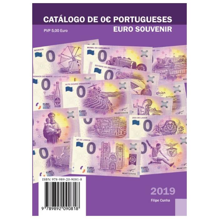 Catálogo de 0€ Portugueses Euro Souvenir 2019