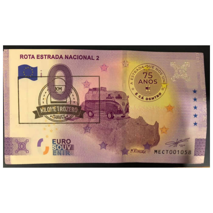 Rota Estrada Nacional 2 MECT 2020-1 (carimbo KilometroZero Chaves)