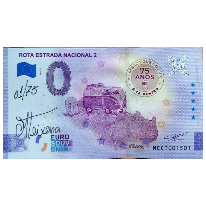 Rota Estrada Nacional 2 MECT 2020-1 (autografada por Manuel Teixeira)