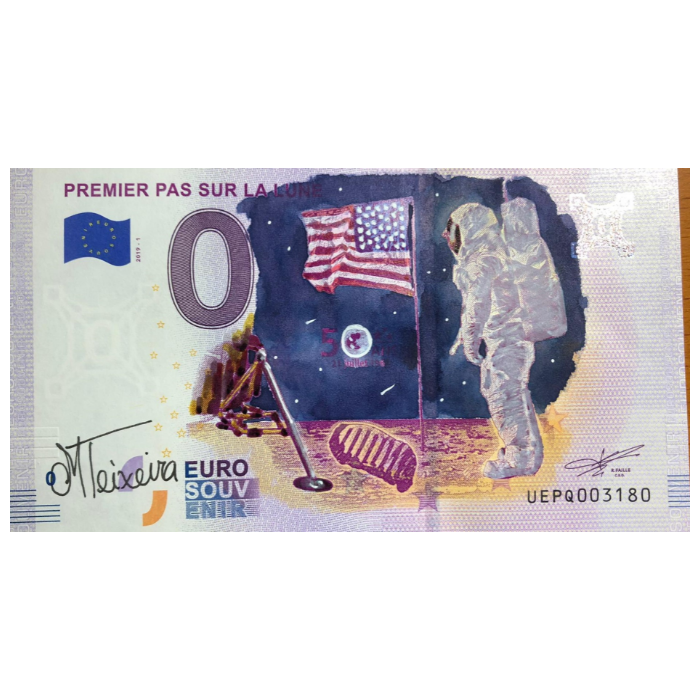 França: Premier Pas Sur la Lune 2019-1 (pintada por Manuel Teixeira)