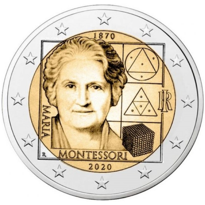 2020 Itália 150º Aniversário do Nascimento de Maria Montessori